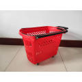 Best price plastic shopping basket with fashion design